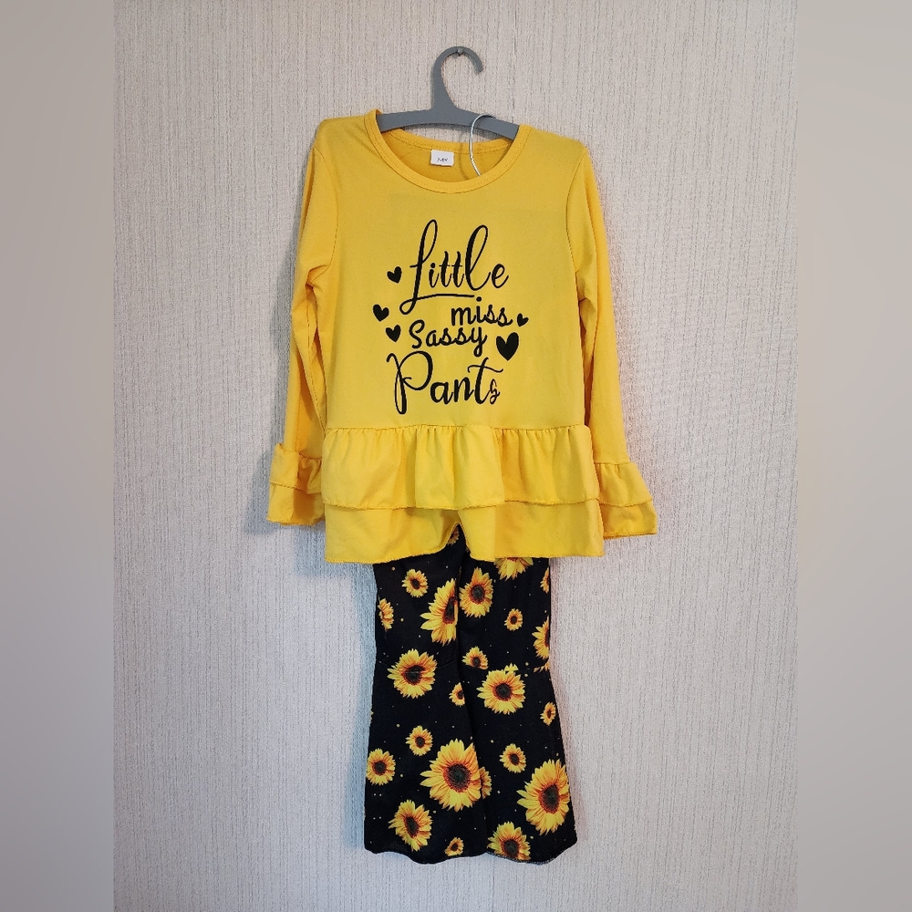 Little Miss Sassy Pants girls outfit